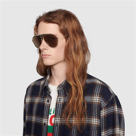 gucci aviator replica|Amazon.com: Gucci Aviator Sunglasses.